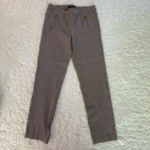 Brown & Black Checkered Pants